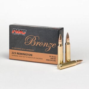 PMC Bronze .223 Remington 55 Grain FMJ – 20 Count